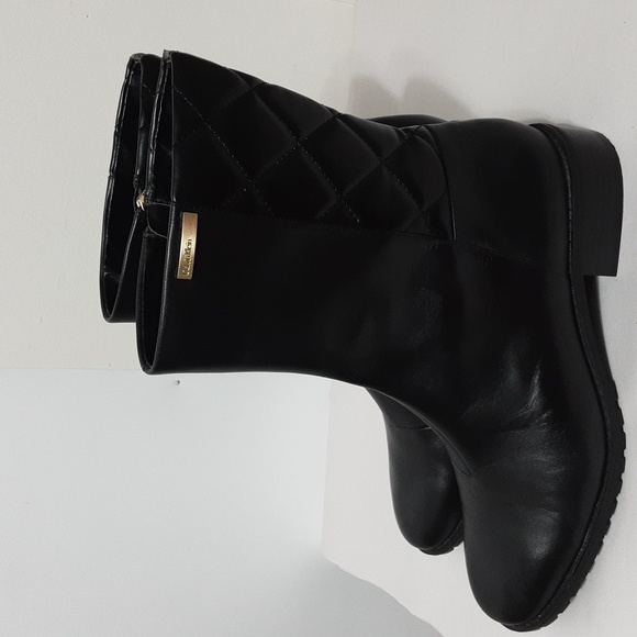 Calvin Klein Rene Quilted Shaft Ankle Women 9.5 Boot - Picture 2 of 9